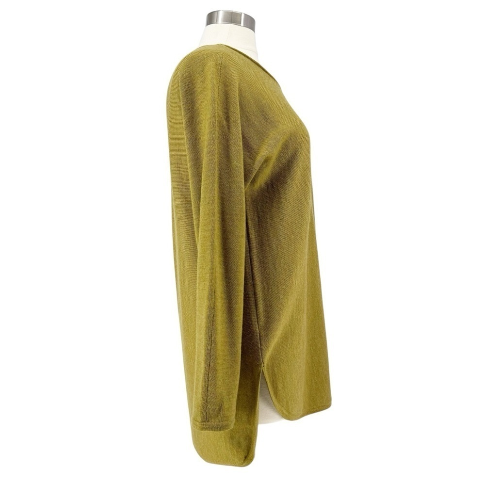 EILEEN FISHER Long Sleeve 100% Merino Wool Sweater M - Picture 3 of 7
